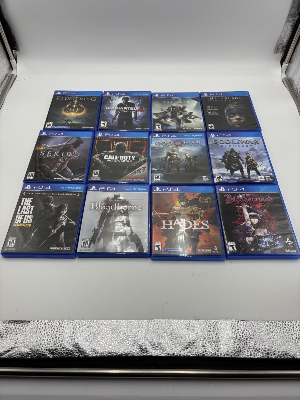 Playstation 4 Console (New Thermal Paste) + 12 Game Lot