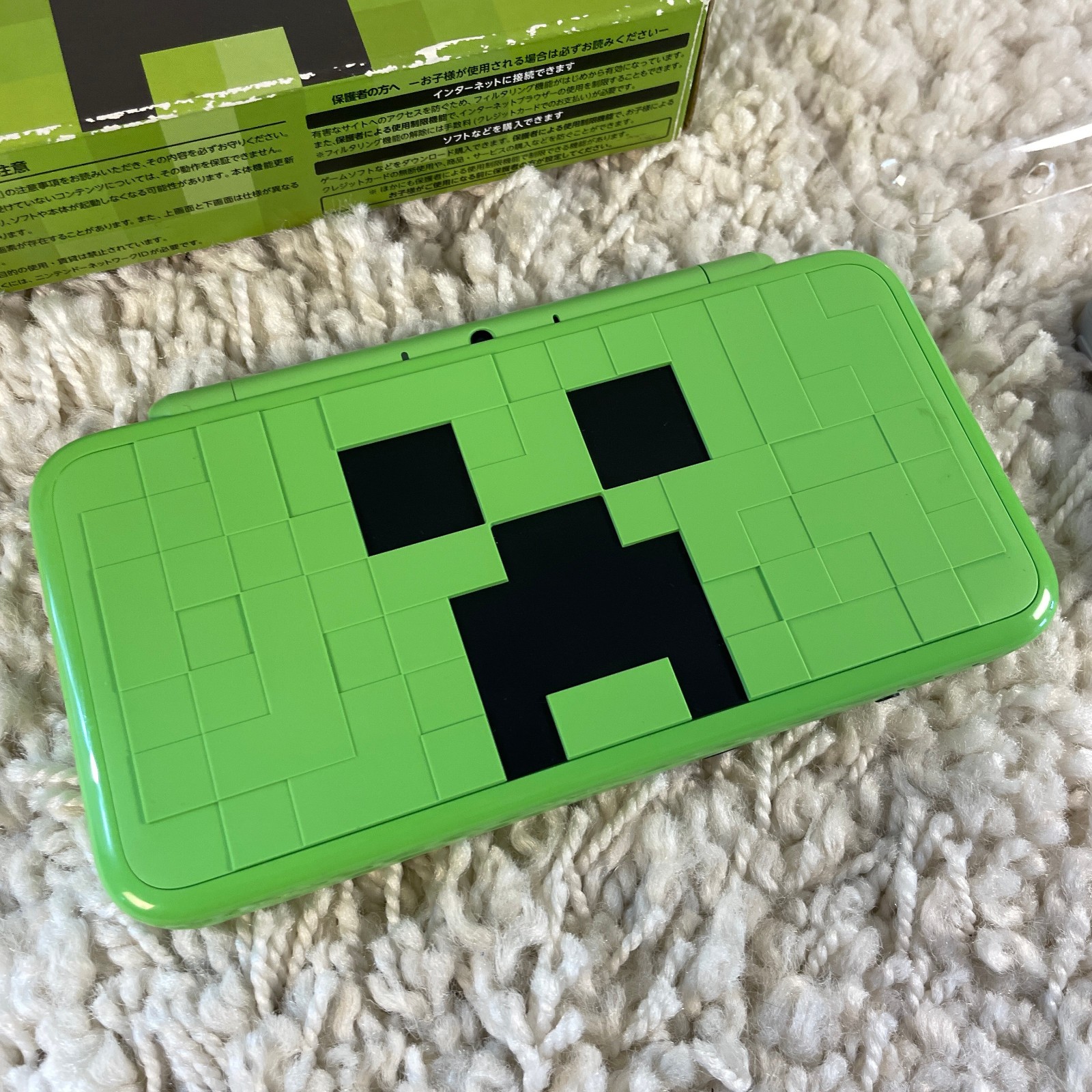 New Nintendo 2DS XL LL Minecraft Creeper Edition Console Japanese US Seller Box