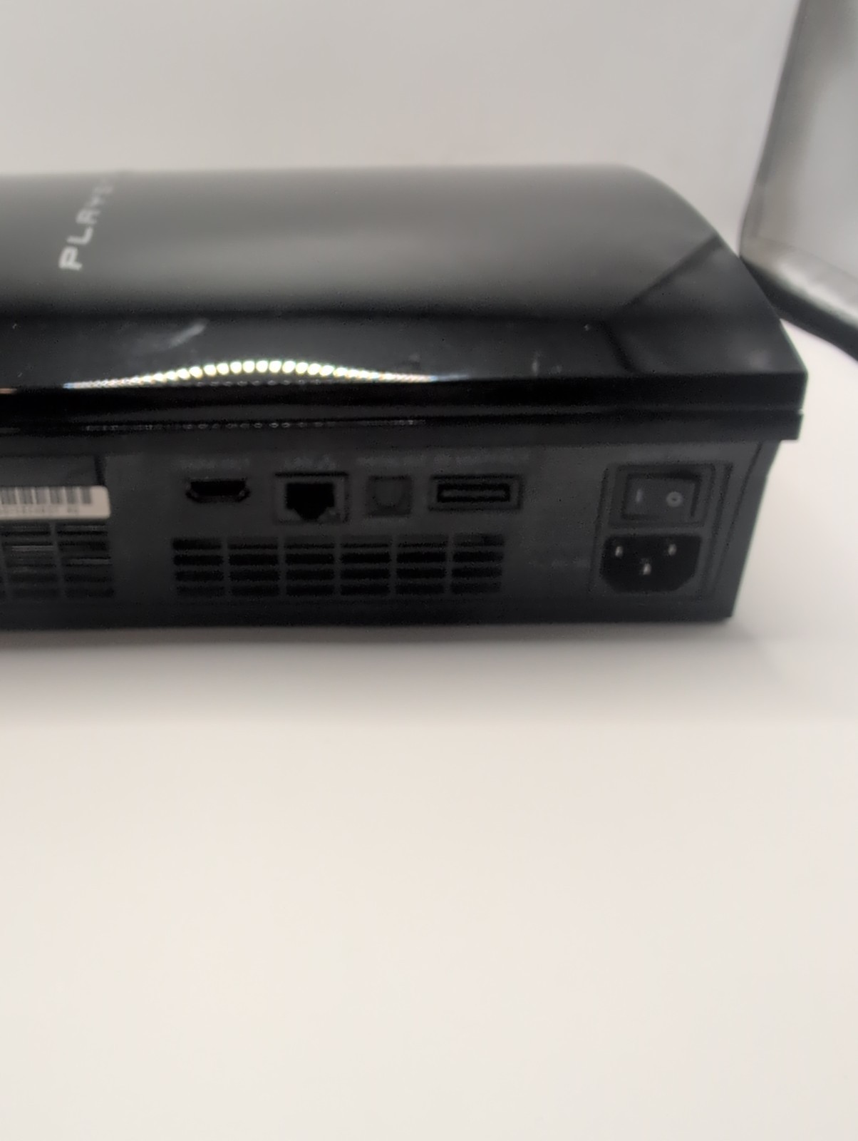 PS3 Fat CECH03 Backwards Comp. Console Only w/Cables Works 2 Day Handle
