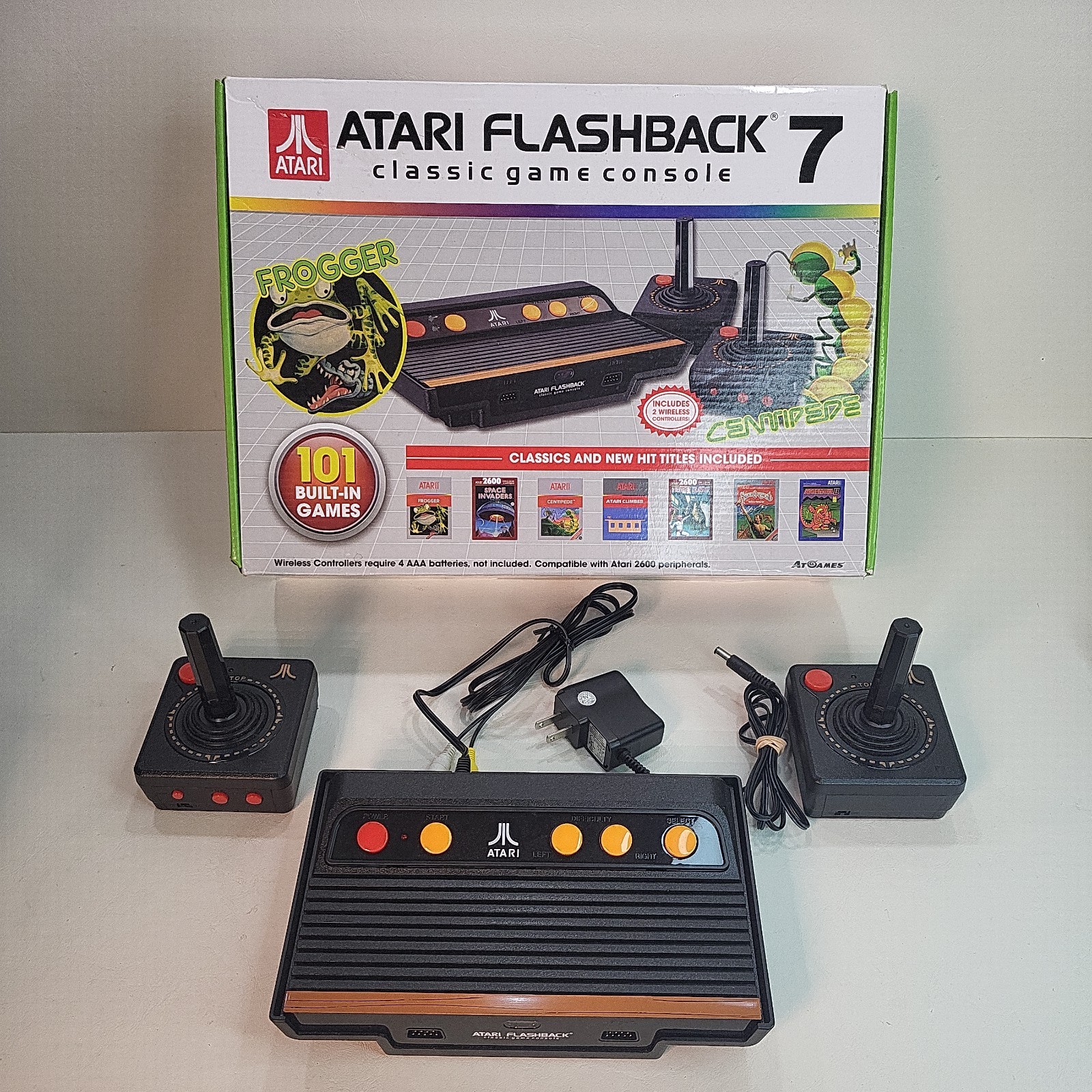 Atari Flashback 7 Classic Deluxe Game Console System 101 Built In Games TESTED!