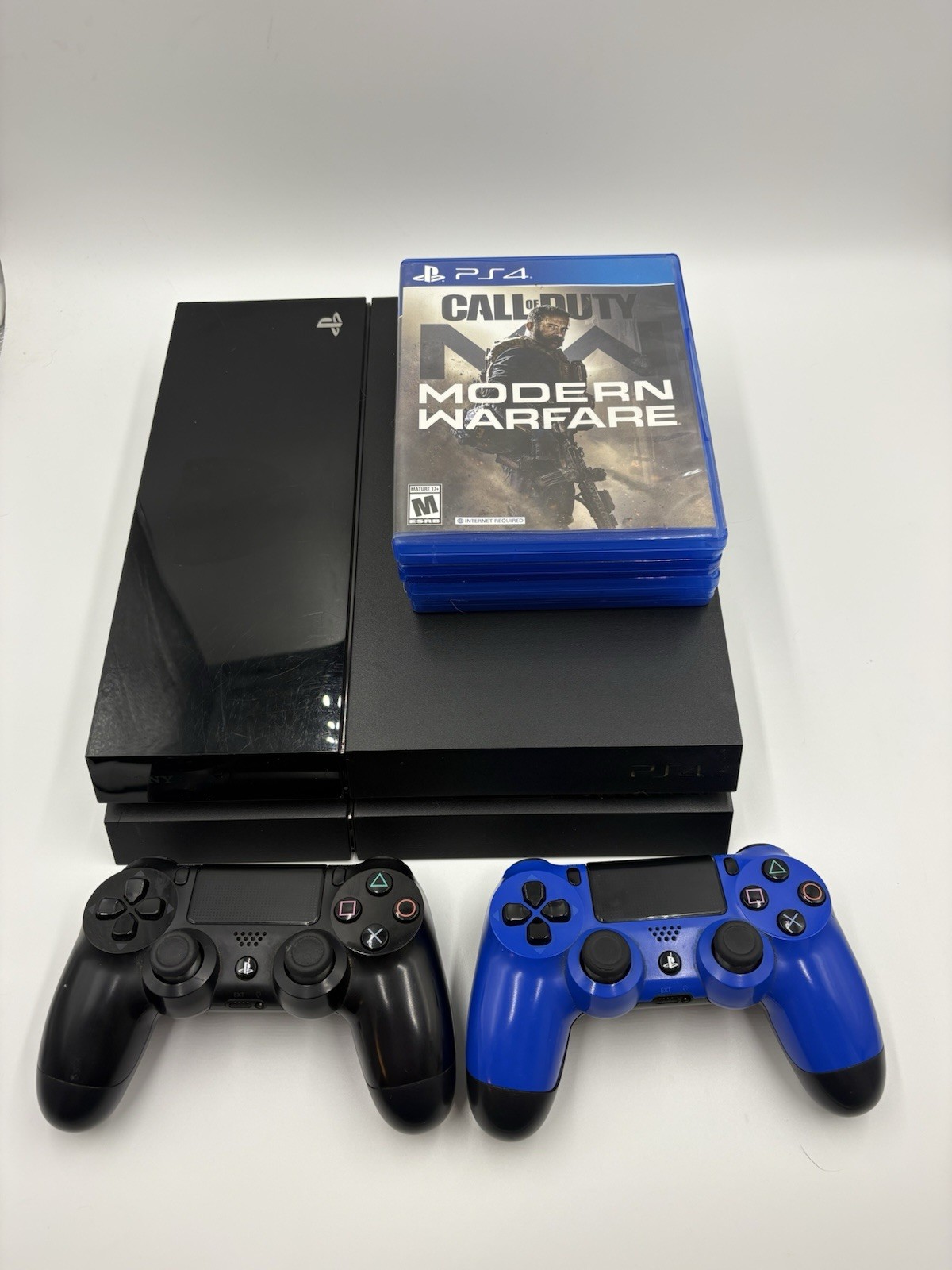 Sony PlayStation 4 500GB Gaming Console Bundle- 2 Controllers And 4 Games