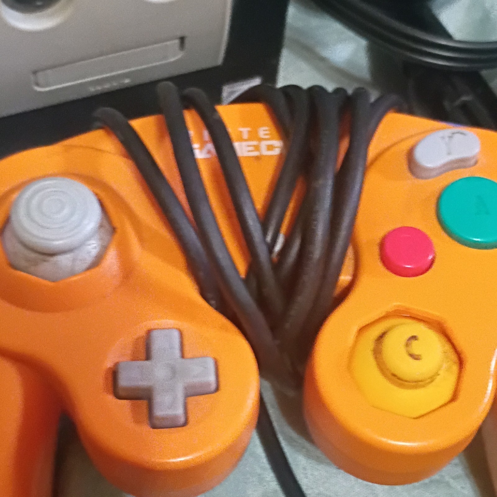 Nintendo GameCube Console Black Controllers Composite RCA Multiplayer Cables