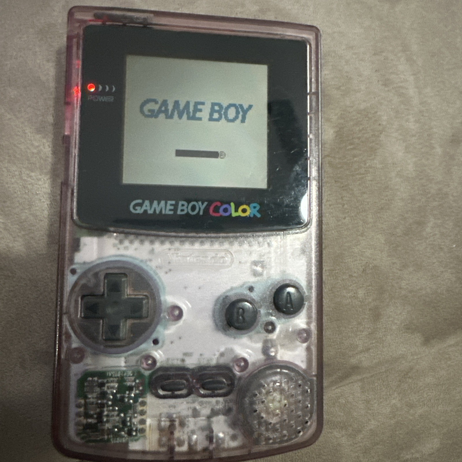 Nintendo Gameboy Color CGB-001 atomic purple . Tested!
