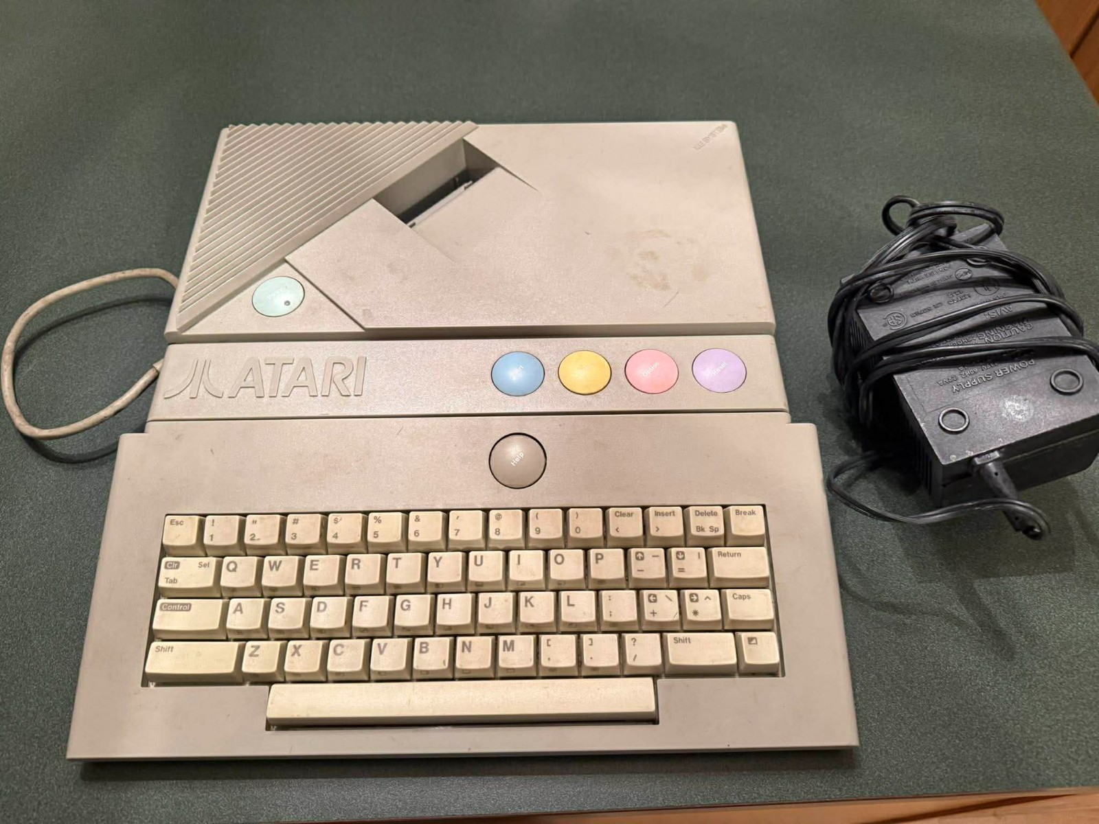 Atari XEGS Console w/Keyboard, Power Supply – Untested As-Is For Parts *READ*