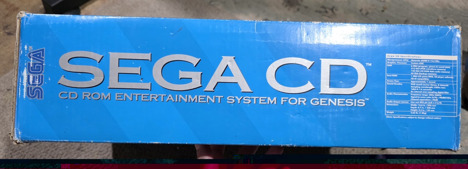 Sega CD Model 2 Console Genesis Bundle Consoles w Controller & Box *TESTED*