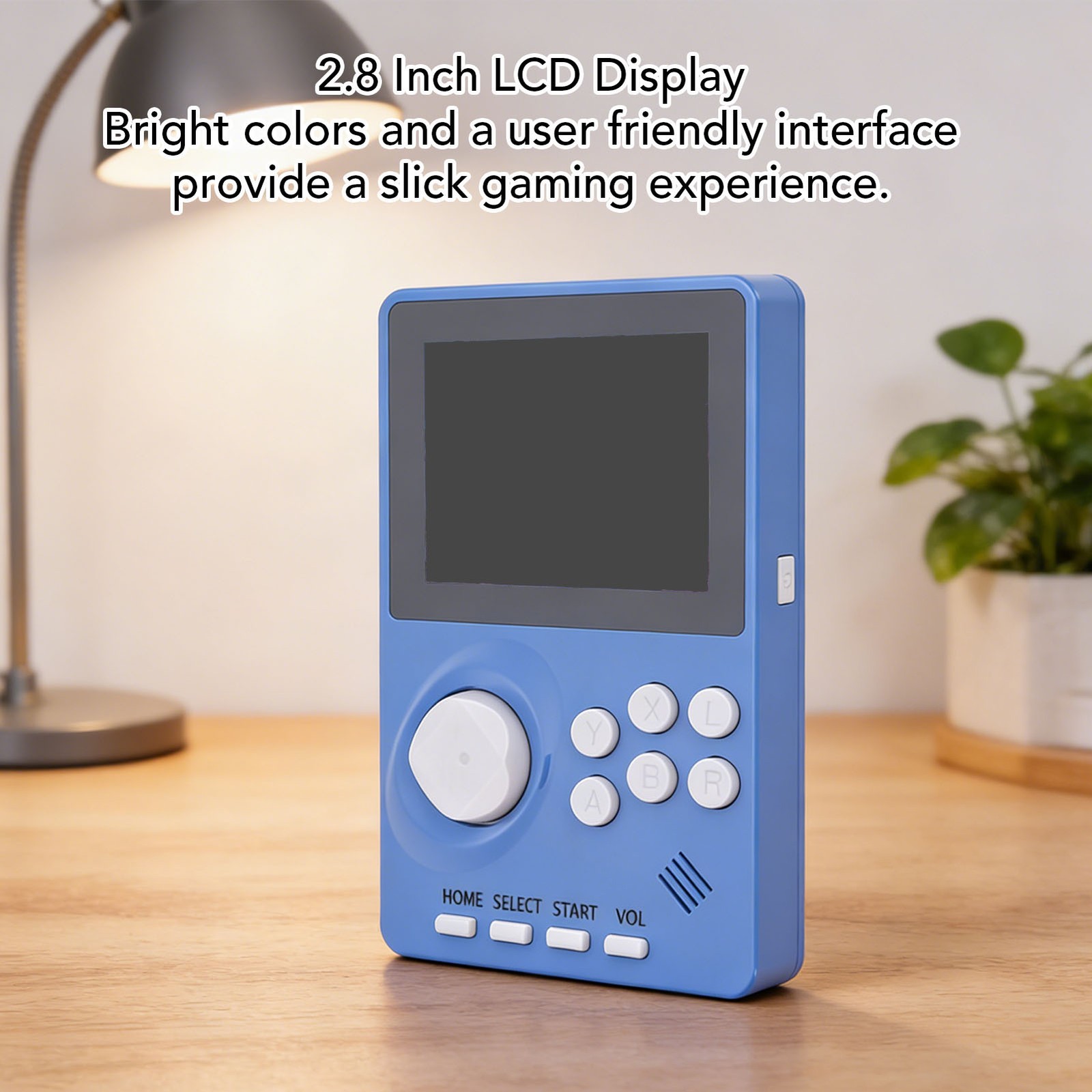 Handheld Game Console 2.8in LCD Screen Rechargeable 100 In 1 1G Storage Portable