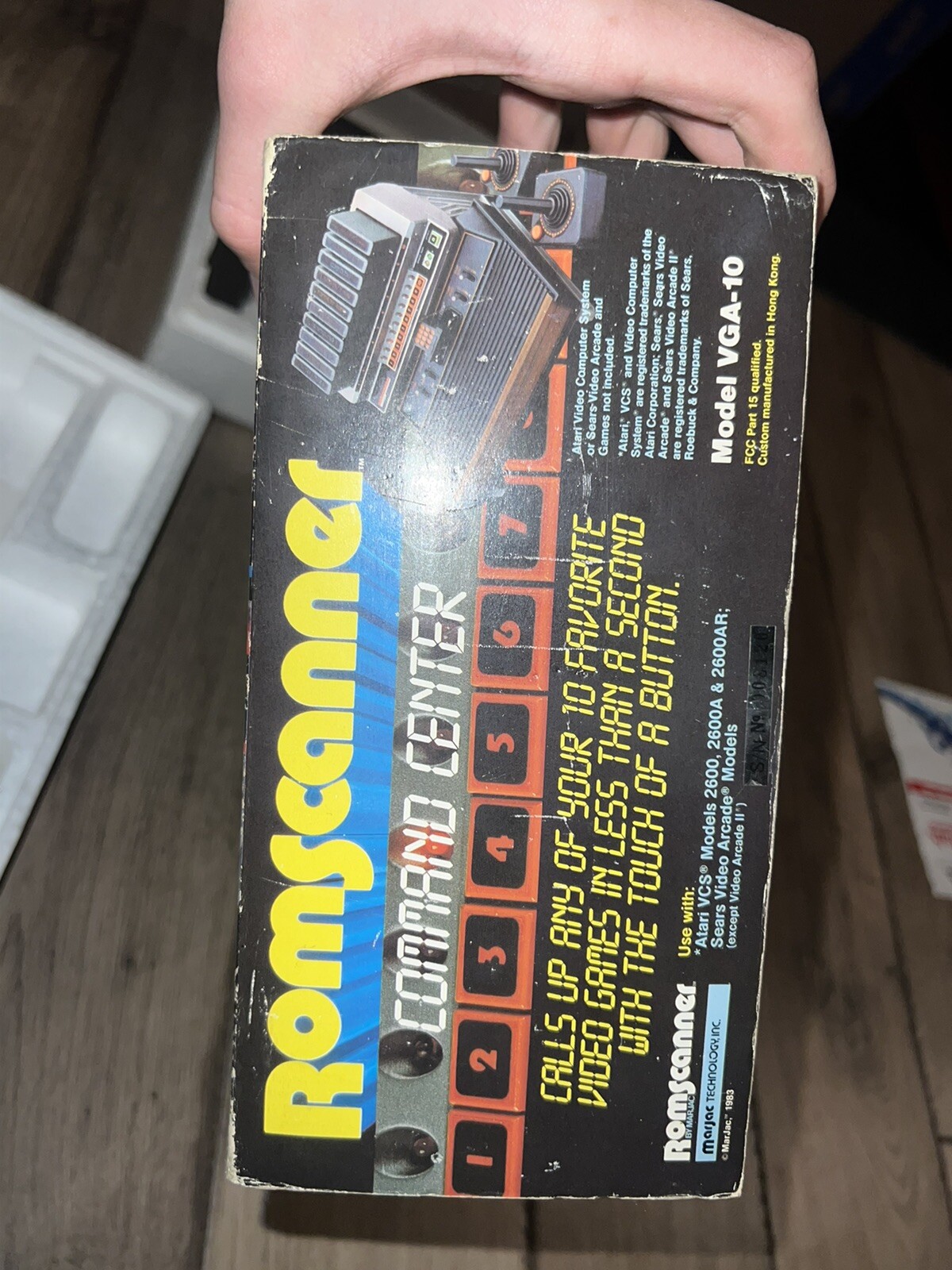 Atari VCS 2600 Romscanner Console Accessories Hales VGA-10 CIB MINT IN BOX