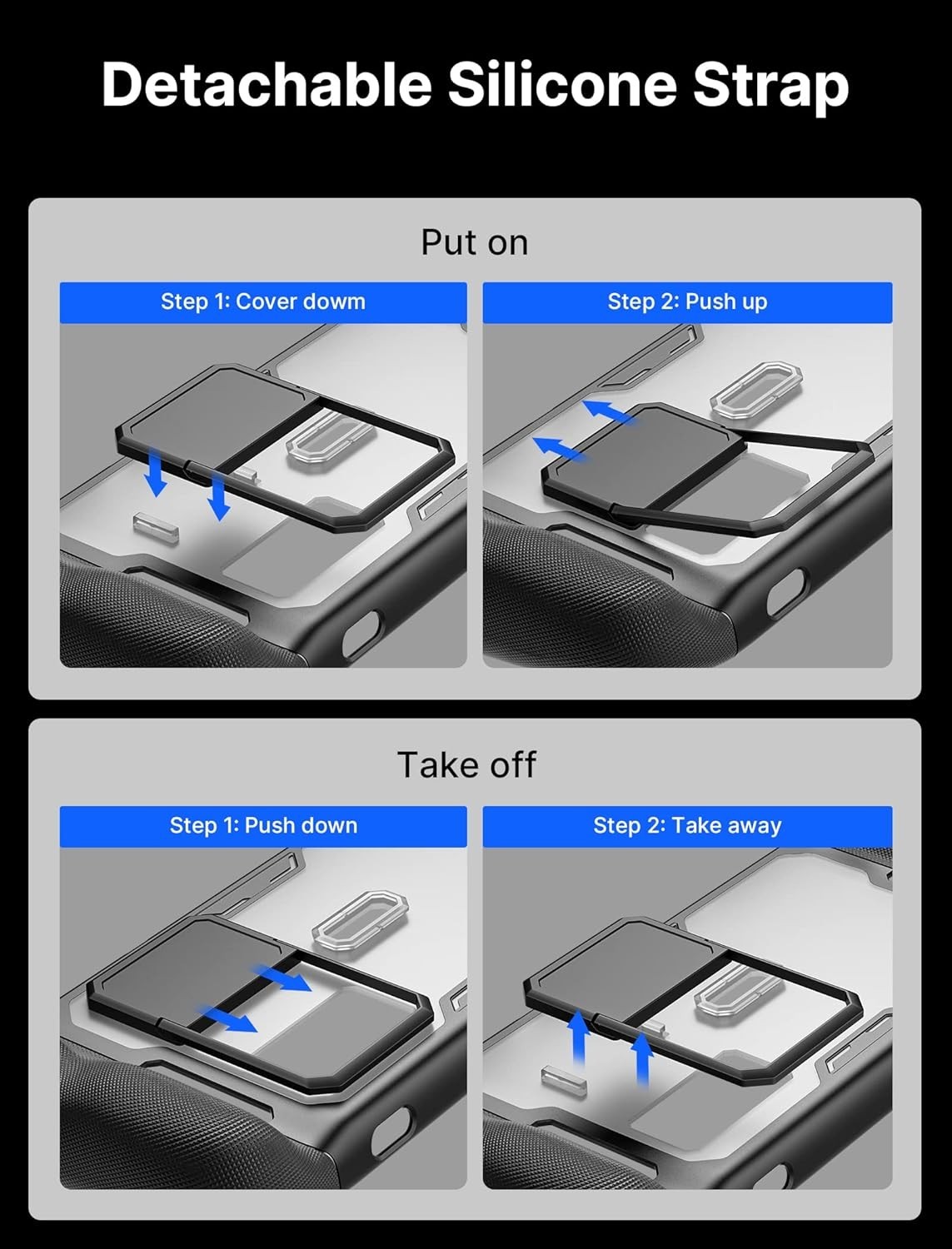 PC0104 ModCase: Steam Deck Case with Detachable Front Shield & Kickstand
