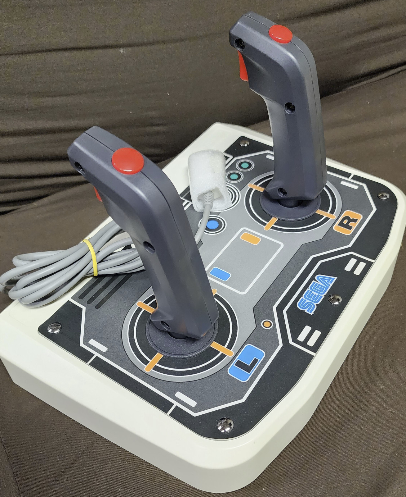 Sega Saturn HSS-0154 SS NTSC-J TWIN STICK Controller From Japan +Virtual On,Book