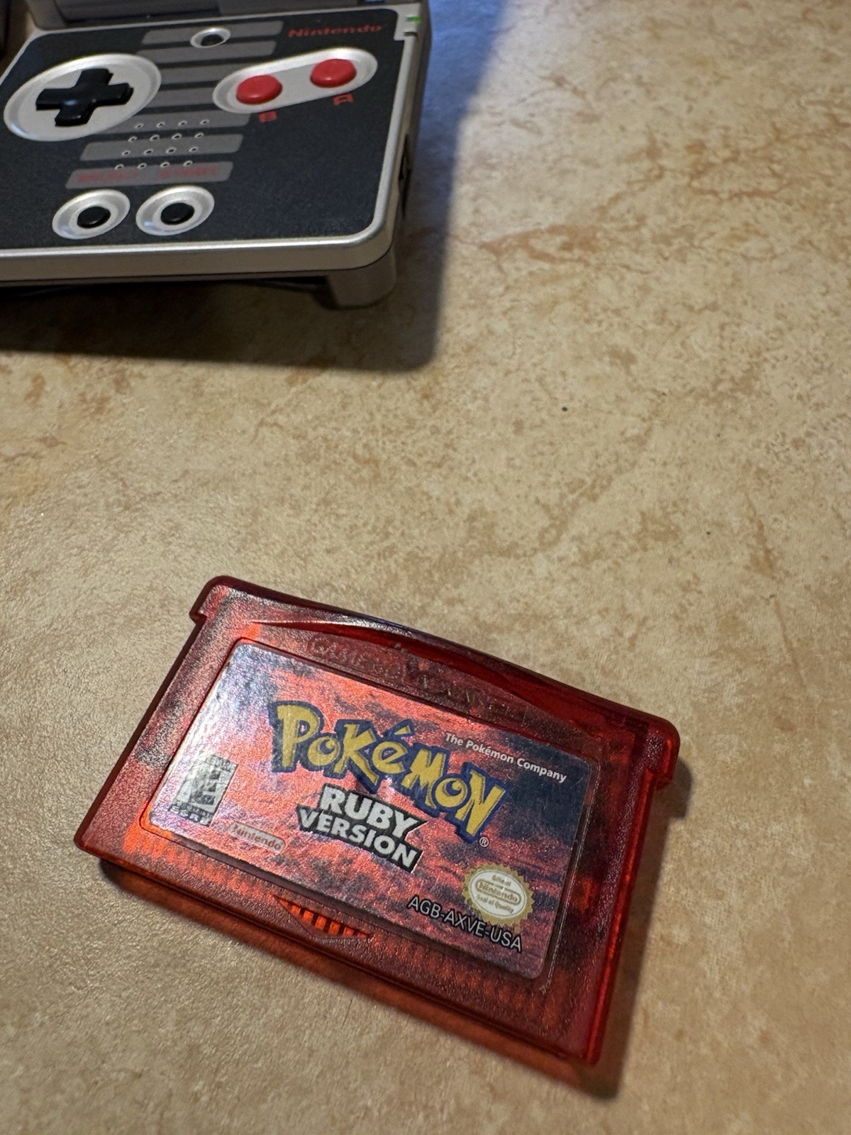 Nintendo Game Boy Advance SP with Pokémon Ruby Sapphire
