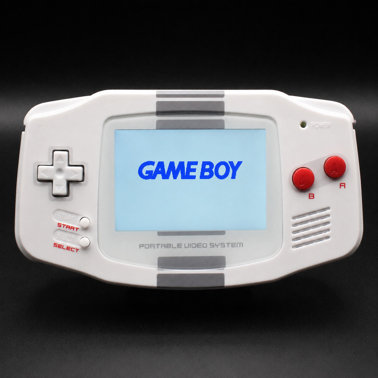 Nintendo Game Boy Advance IPS V5 White Chrome Purple Custom Console GBA Japan