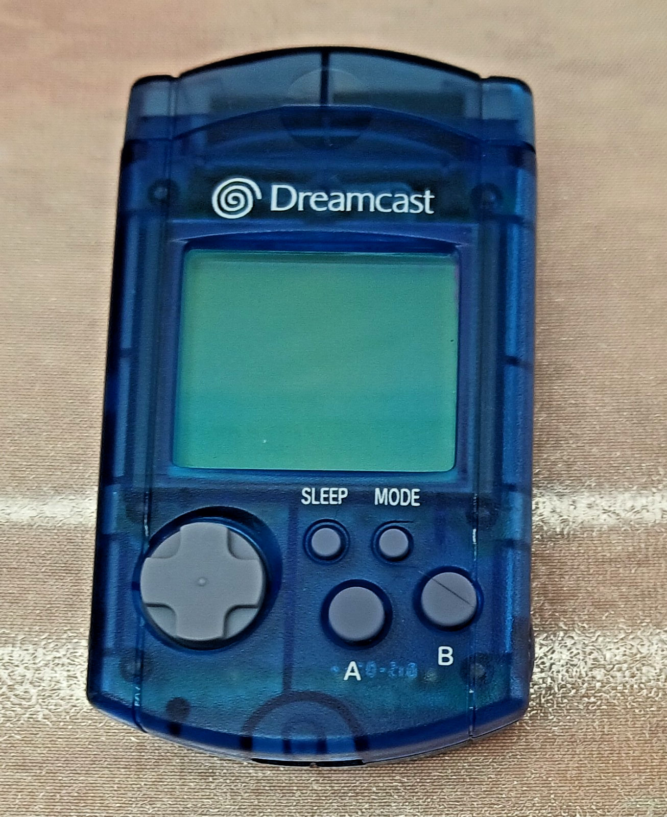 Sega Dreamcast Clear Orange Re-Shell Console Bundle 2 Controllers VMU Sega