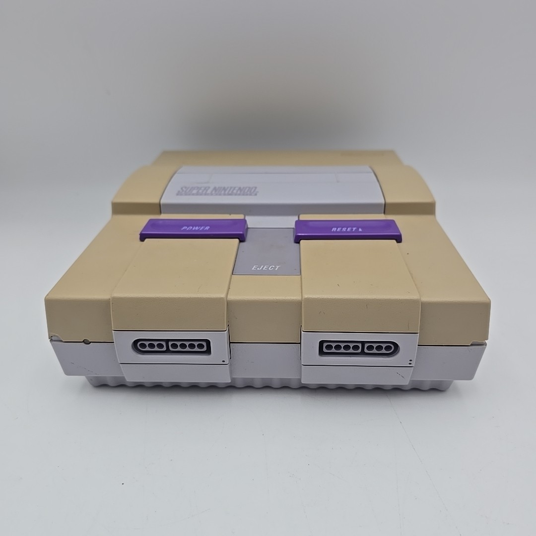 Super Nintendo System SNES Console Tested New Cables And Controllers