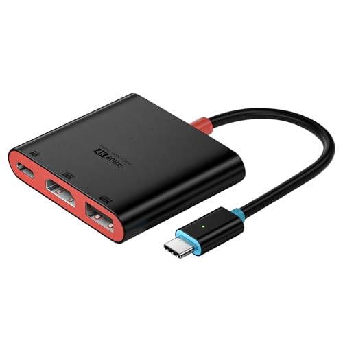 Switch 2 Dock with TV Output [New Model] USB Hub HDMI 2.0/4K@60Hz/PD100W/USB 3.0