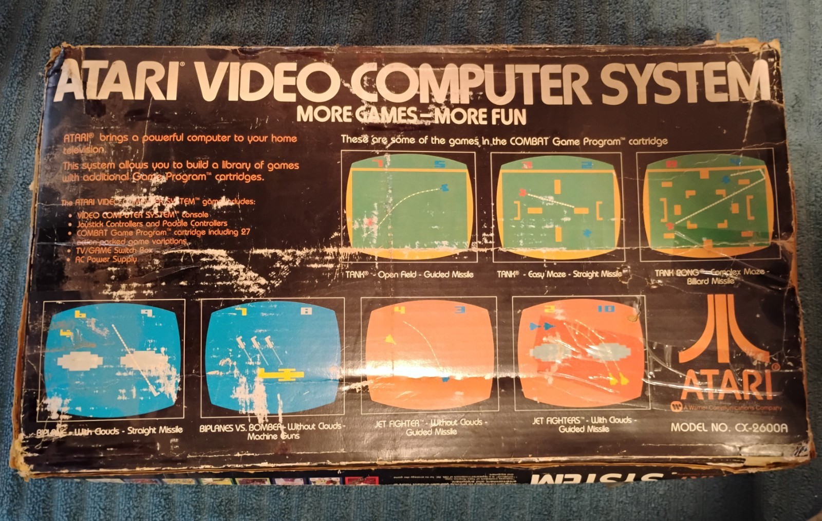 Atari Video Computer System CX-2600A Darth Vader Edition NT (19 Games)