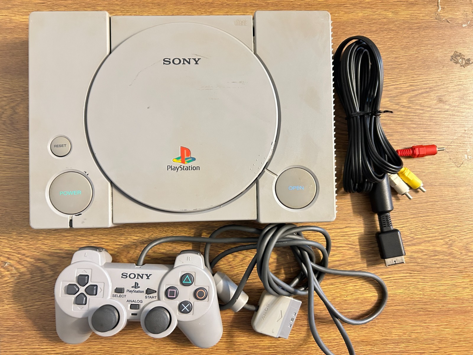 Sony PlayStation SCPH-7000 Console + DualShock Controller Tested PS1 Japan NTSCJ