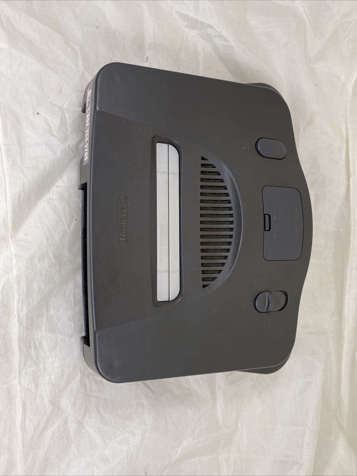 Nintendo 64 System Charcoal Gray Console Only