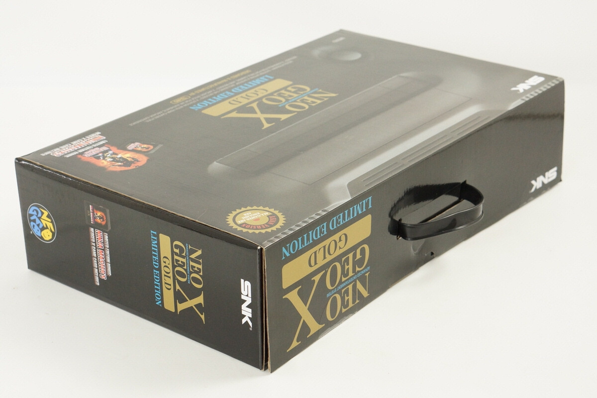 NEO GEO X GOLD CONSOLE GOOD Handheld System with Arcade Stick 20 Games X0905