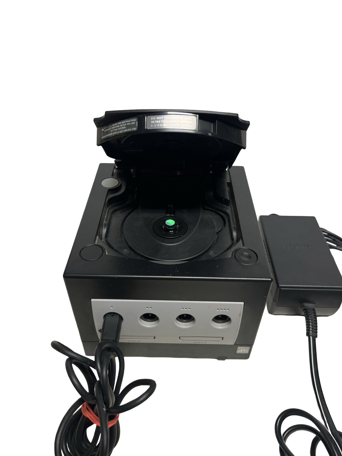 Nintendo GameCube Console DOL-101(USA) OEM Controller & Power Cord Black