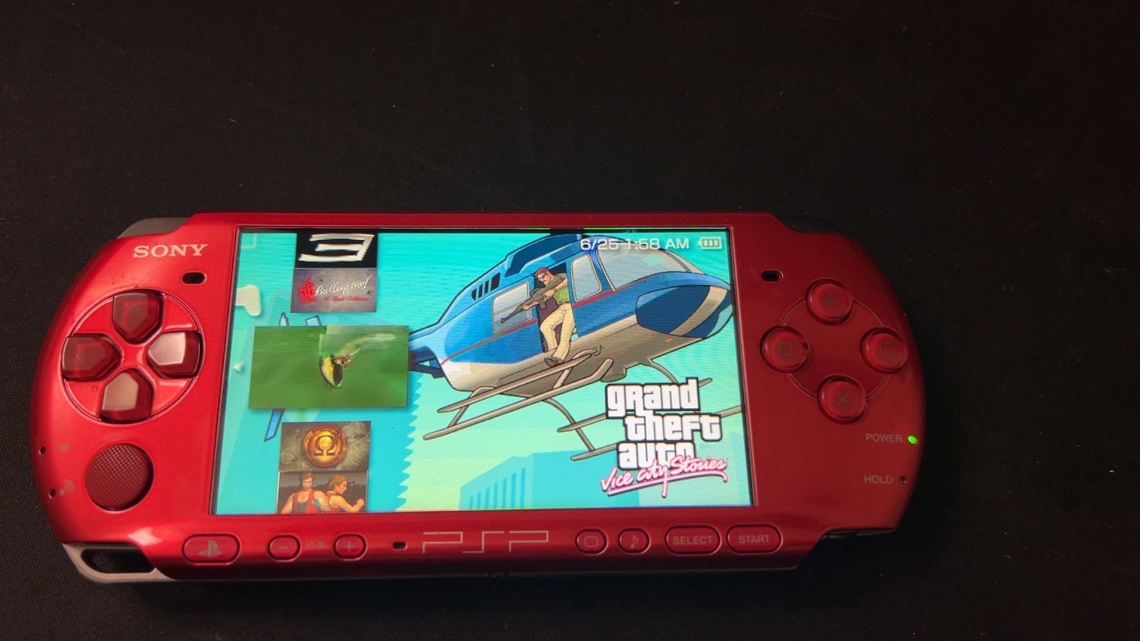 Sony PSP 3000 Handheld Console Red Please Read Description ￼