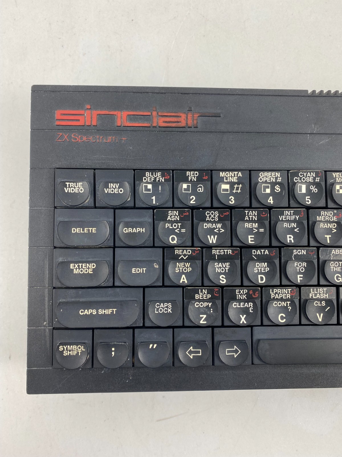 Sinclair ZX Spectrum 128K Toastrack Computer Game Vintage Arabic & English