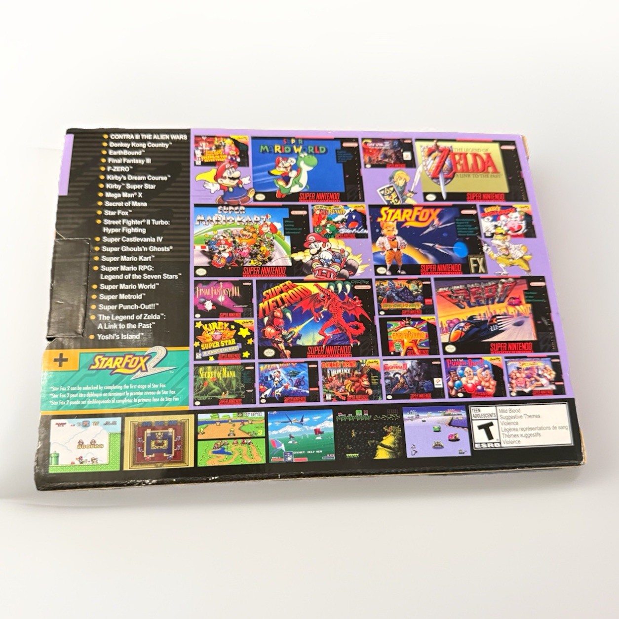 Authentic SNES Super Nintendo Classic Mini Super Entertainment Game System
