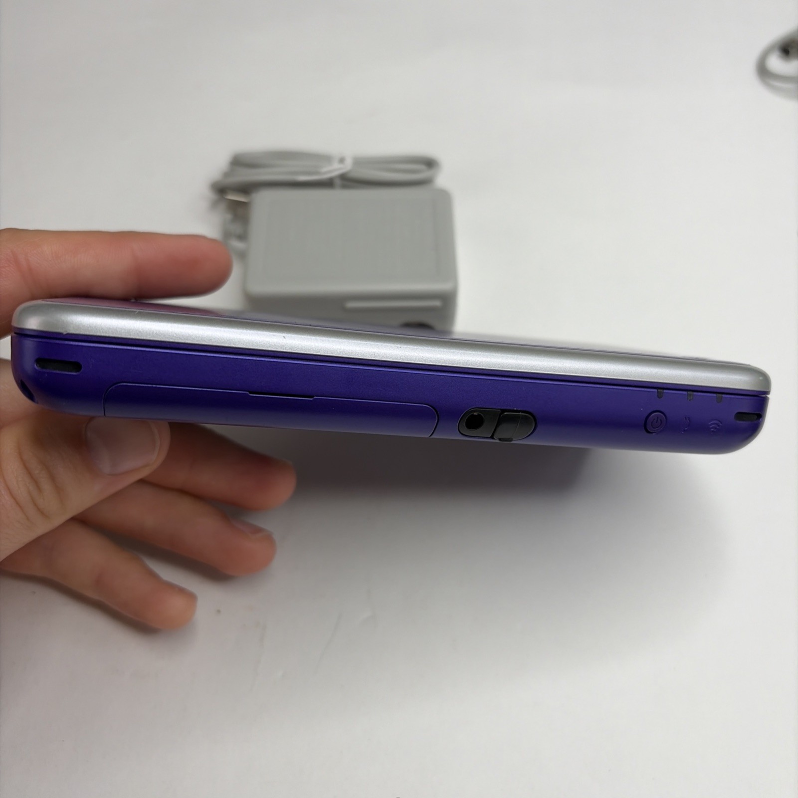 New Nintendo 2DS XL Console – Purple Silver W Charger Stylus US Model