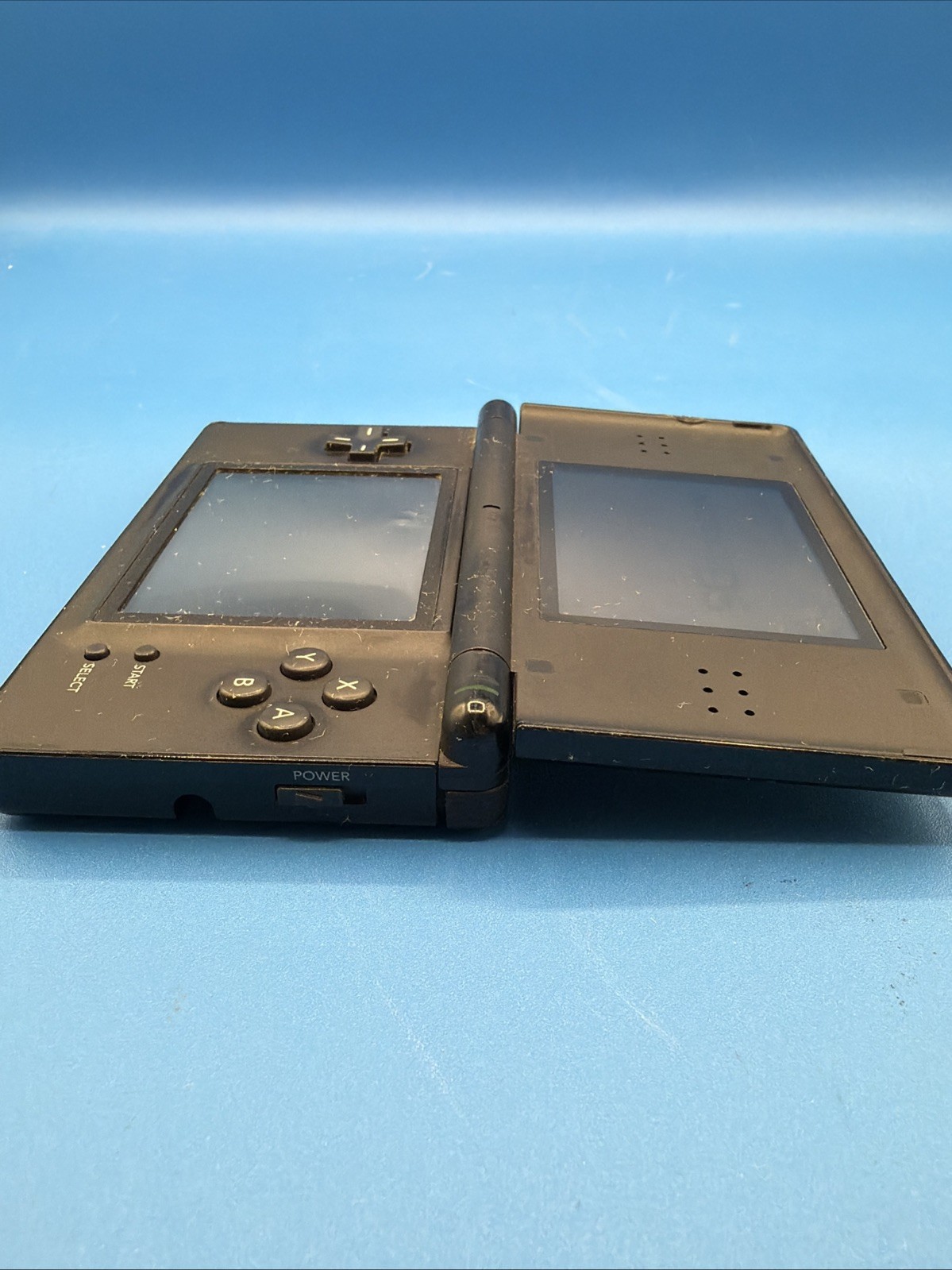 Nintendo DS Lite Onyx Black Console USG-001 No Charger No Stylus Tested Working
