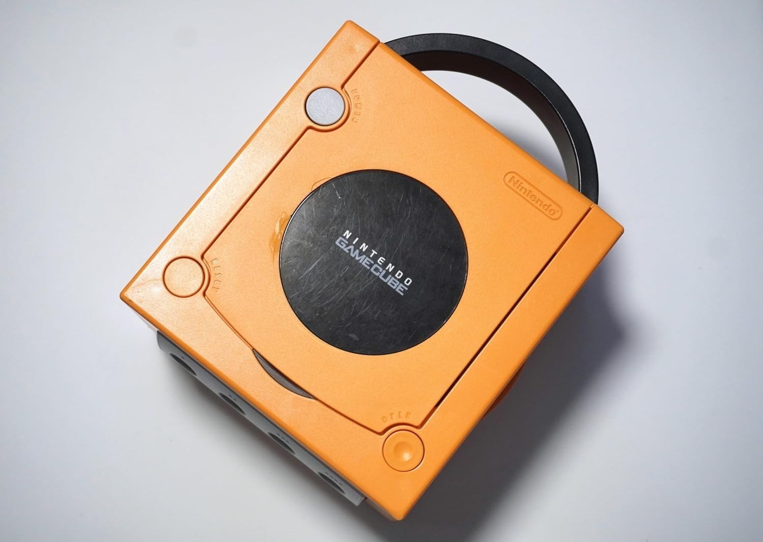 Nintendo GameCube Orange Console Only DOL-101 Tested Working Japan Import