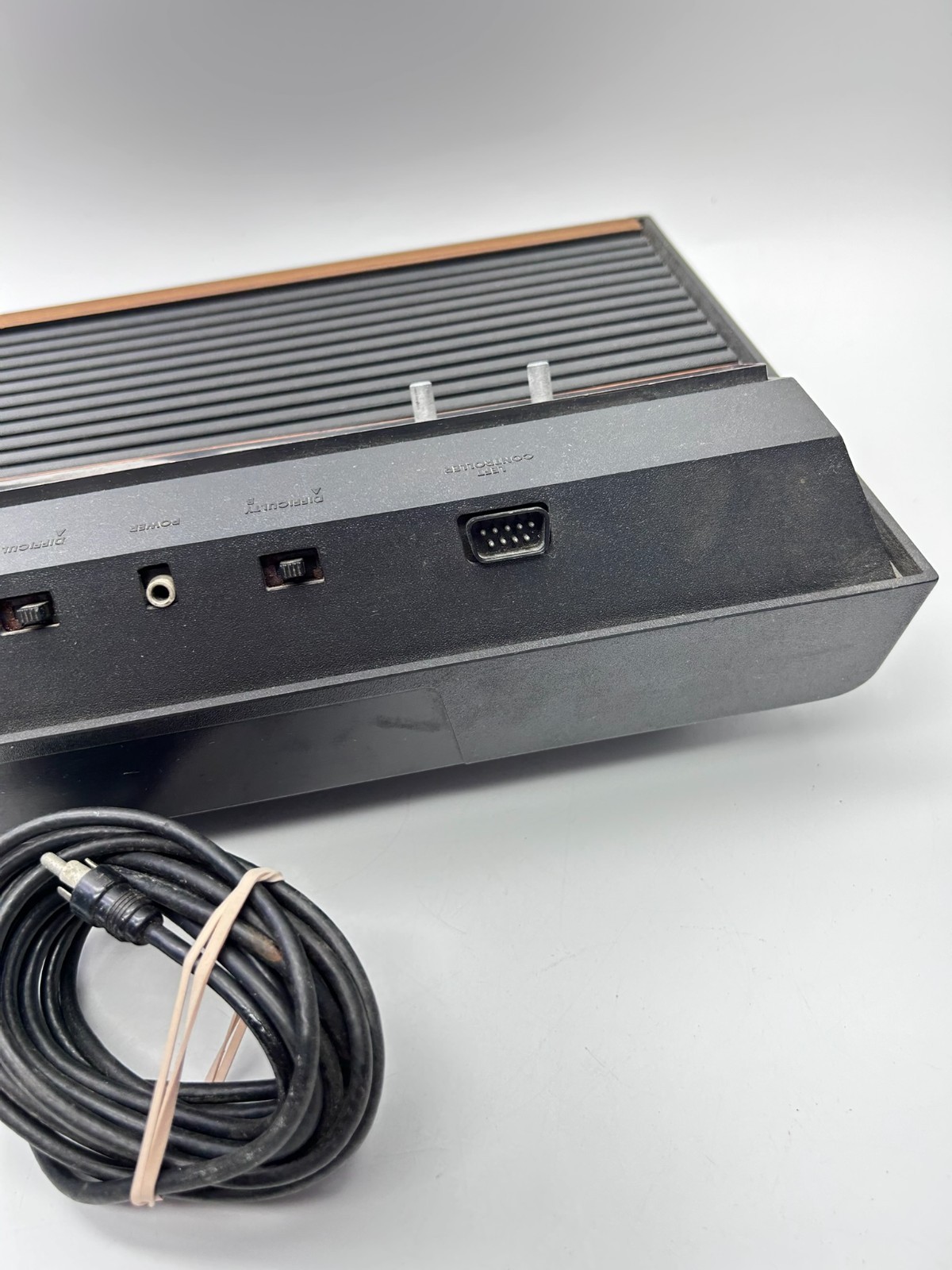 Vintage Atari CX-2600A Video Game Console w/ Joysticks and Power Cord UNTESTED