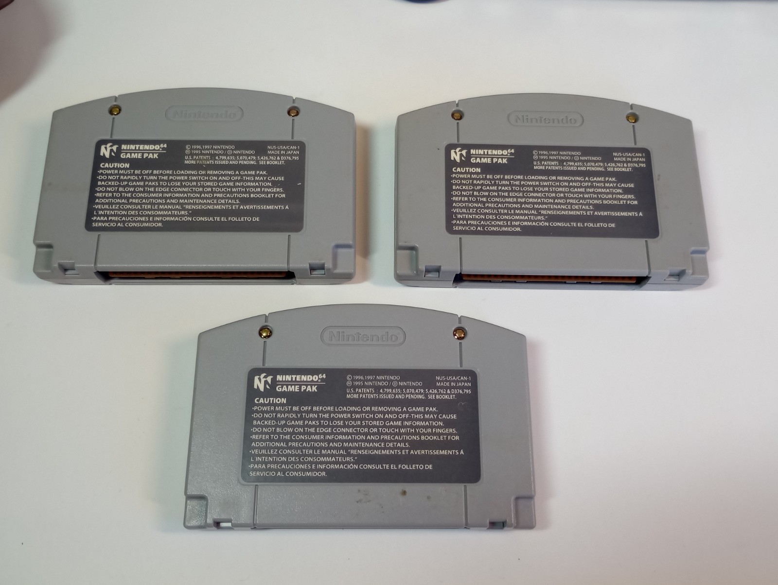 Nintendo 64 Console Bundle NUS-001 Original Box 2 Controllers 3 Games Tested
