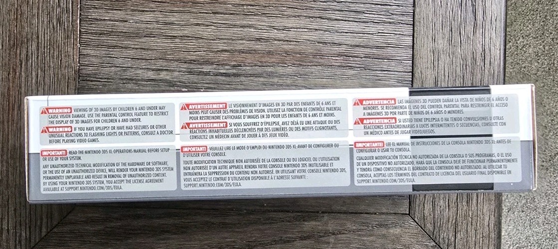 Nintendo 3DS XL Retro NES Edition, New-In-Box