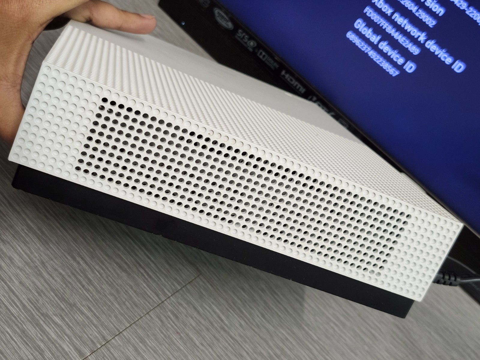 Microsoft Xbox One S 500GB Console Model 1681 White AS-IS Parts Repair Only
