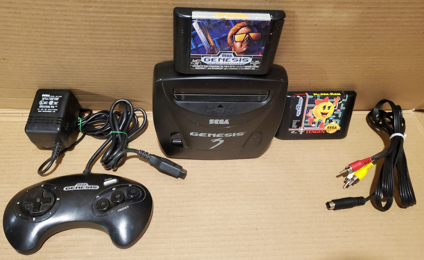 Original SEGA GENESIS 3 Console MK-1461 Video Game System V3 GEN3