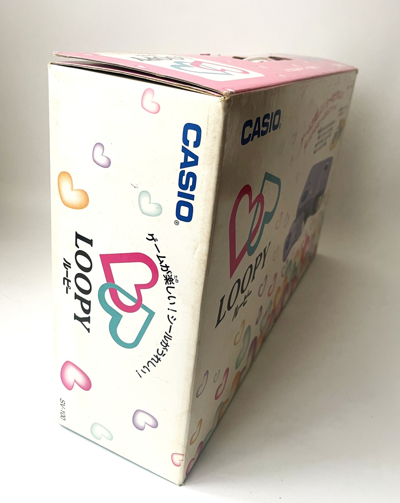 CASIO Loopy SV-100 My Seal Computer Console Boxed Used Japan Rare Set with Video