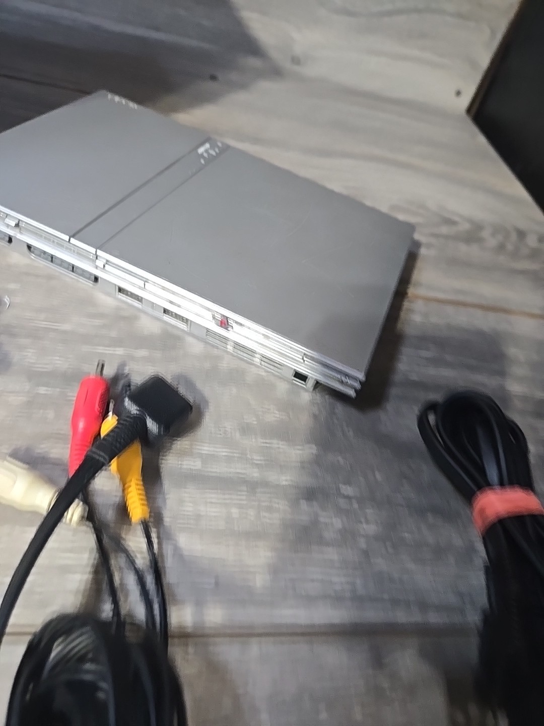 Sony PS2 Slim SCPH-79001 Silver Console 20 Game Bundle Controller Cables Tested