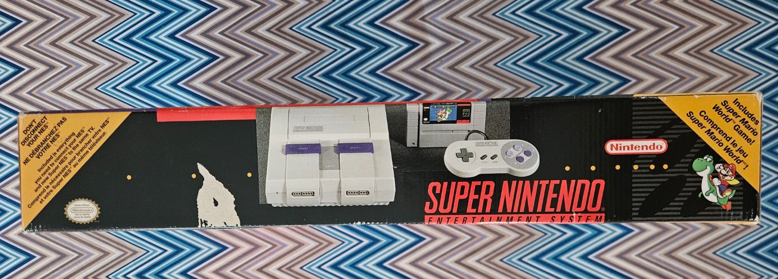 SNES Super Nintendo Console CIB Box Super Mario All-Stars Bundle OEM Tested READ