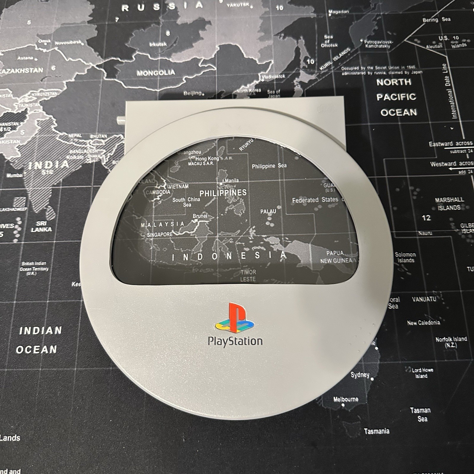 PLAYSTATION 1 PS1-CUSTOM CLEAR WINDOW LID!