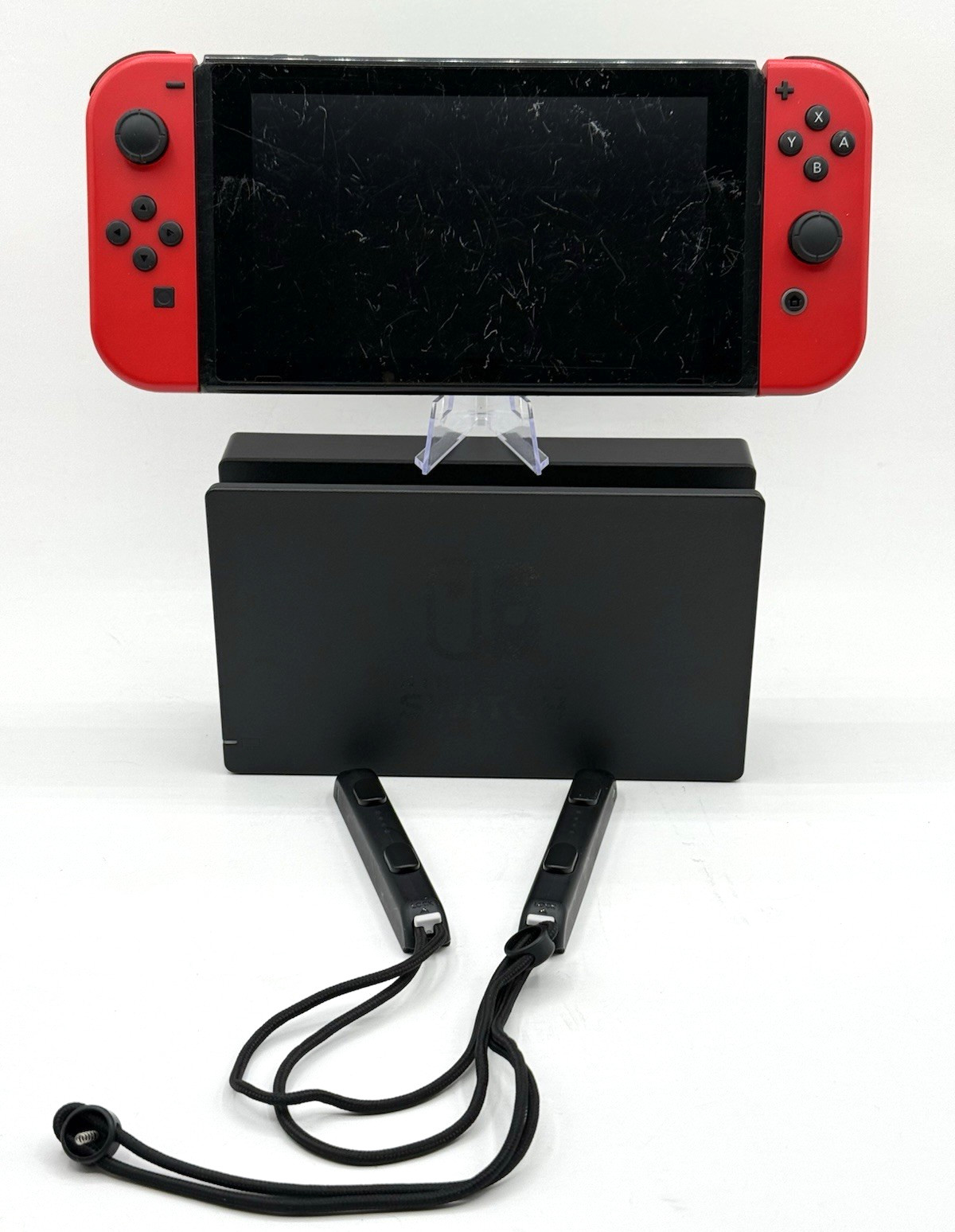 Nintendo Switch HAC-001 Video Game Console w/ Docking Station for PARTS / REPAIR