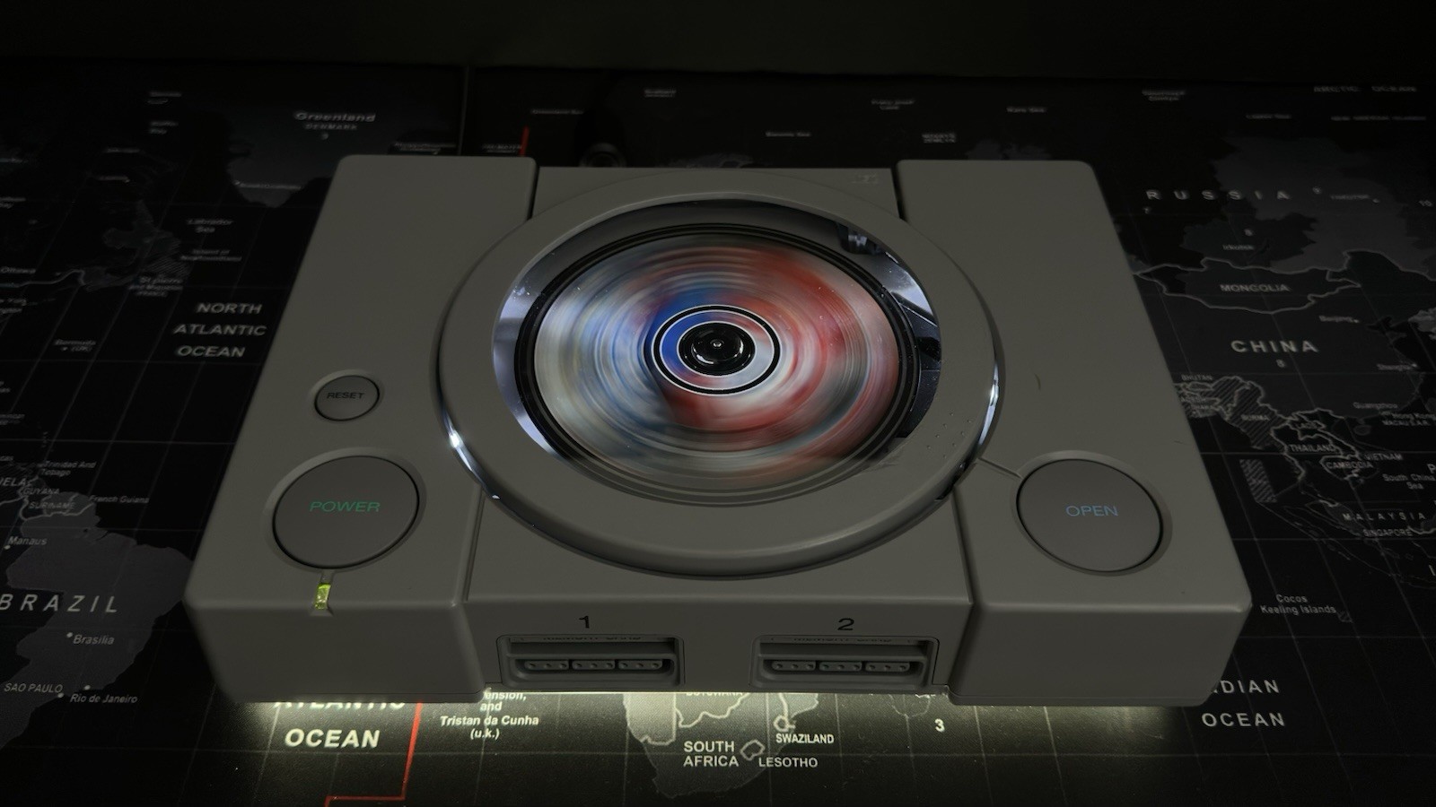 PLAYSTATION 1 PS1-CUSTOM CLEAR WINDOW LID!