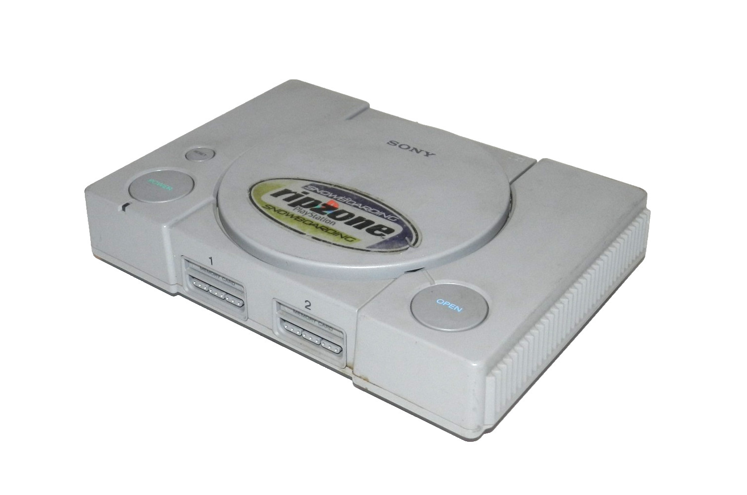 Sony PlayStation 1 Console Model SCPH-5501 W/ 1 Controller Game And Cable Tested