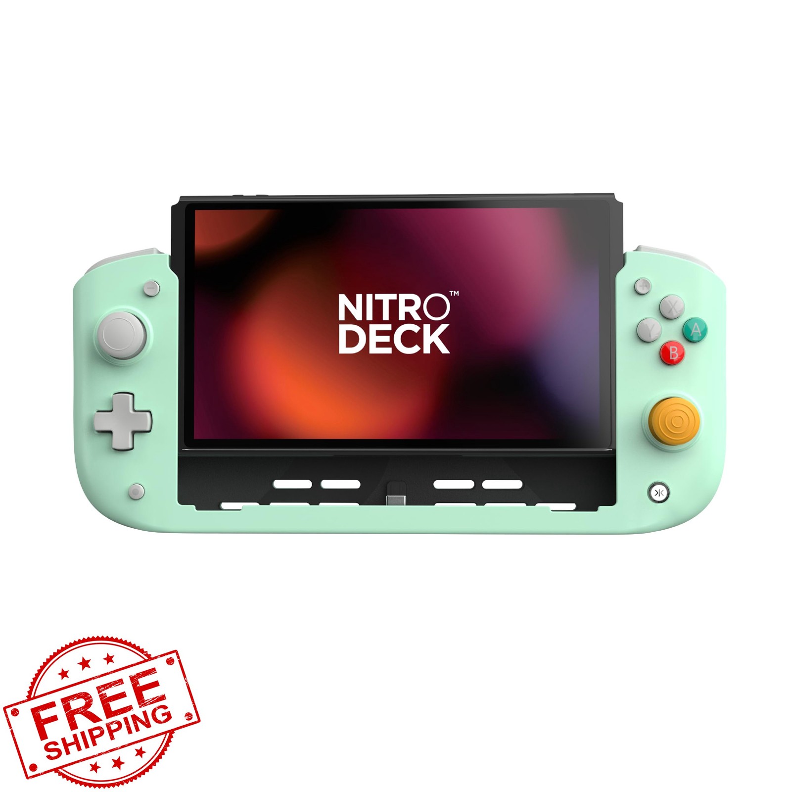 CRKD Nitro Deck Nintendo Switch OLED Retro Mint