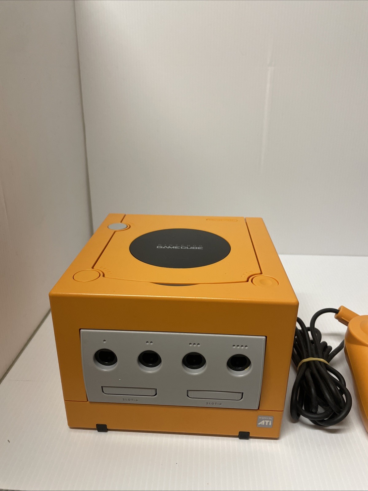 Nintendo GameCube Console Orange DOL-001 Boxed w/ Controller Japanese