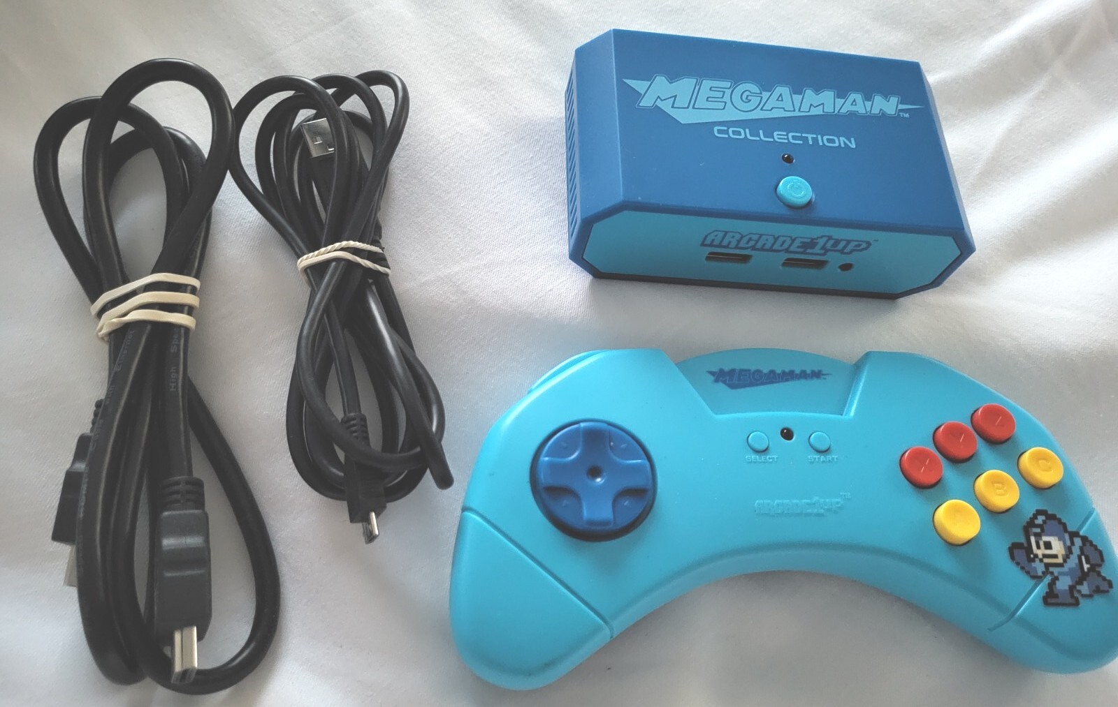 Tested Arcade1Up Wireless Plug & Play Set – Mega Man HDMI Game Version 1 Thru 6