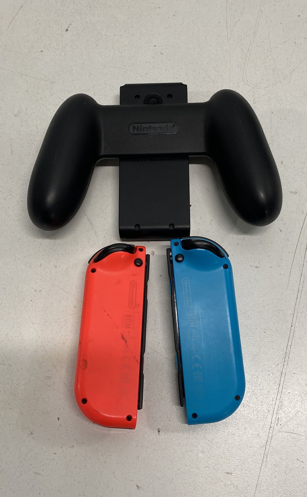 Nintendo Switch Console Neon Blue Red Joy-Con Dock Grip Straps HAC-001