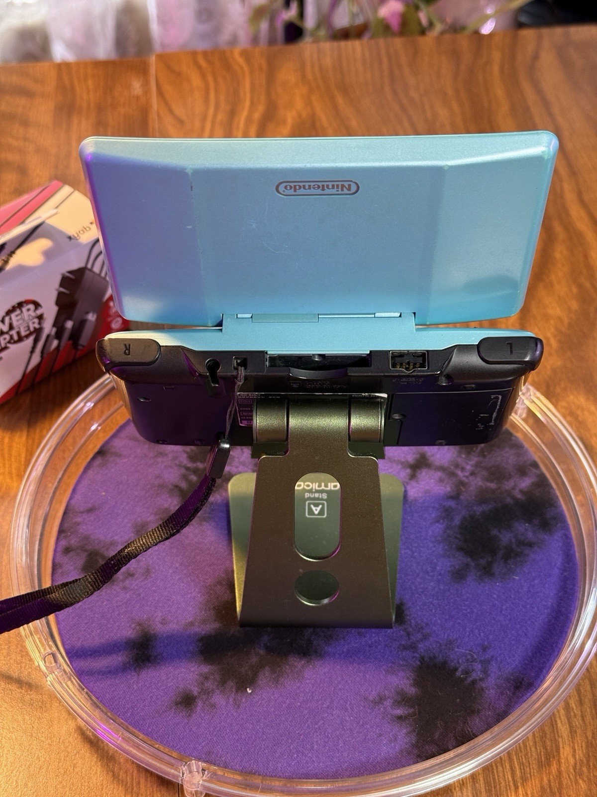 Nintendo DS Original Handheld System Teal Blue W/ 12+ Console Multi Charger Read