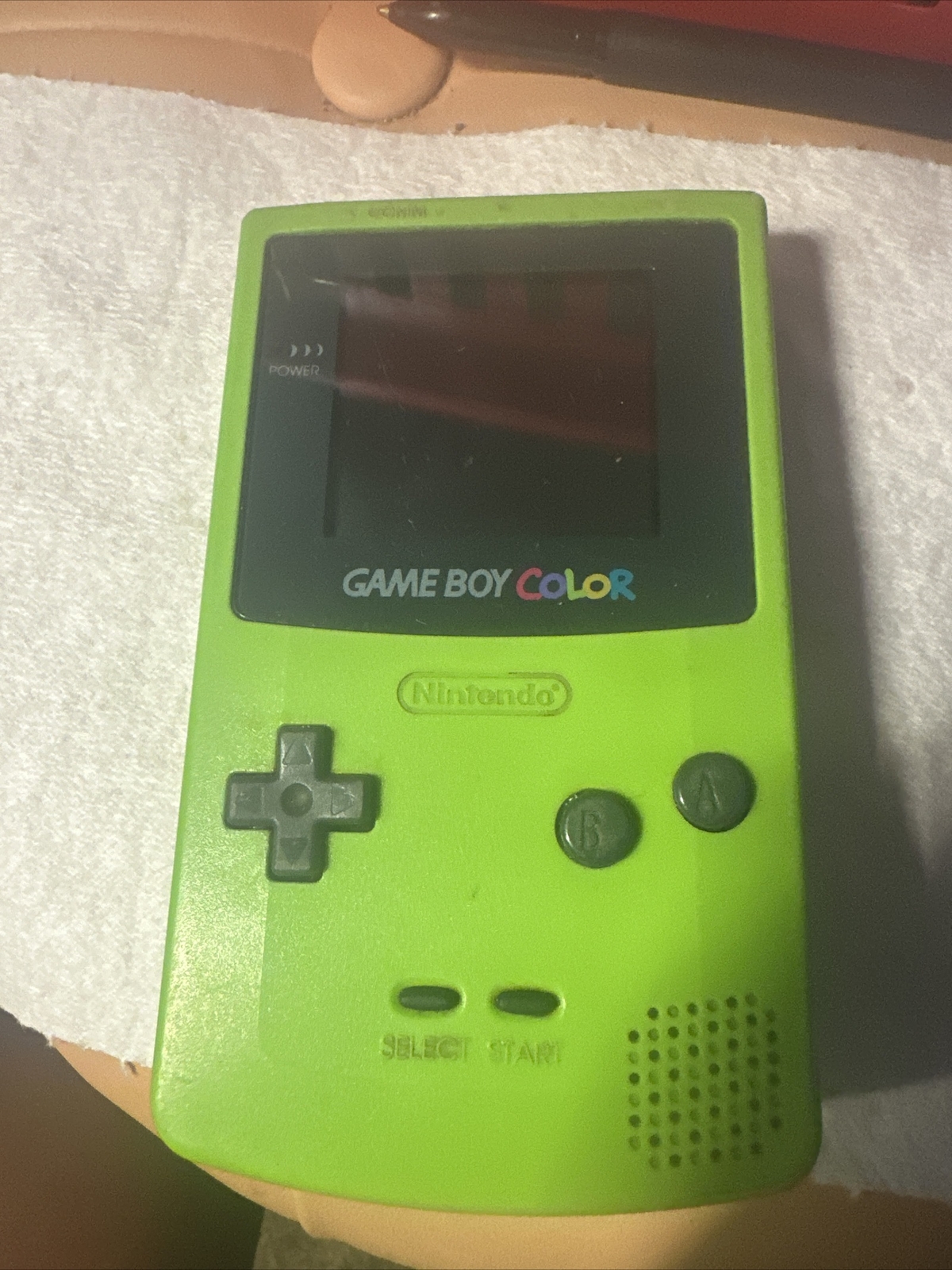 Nintendo Game Boy Color Kiwi Handheld System (CGB-S-LMA)