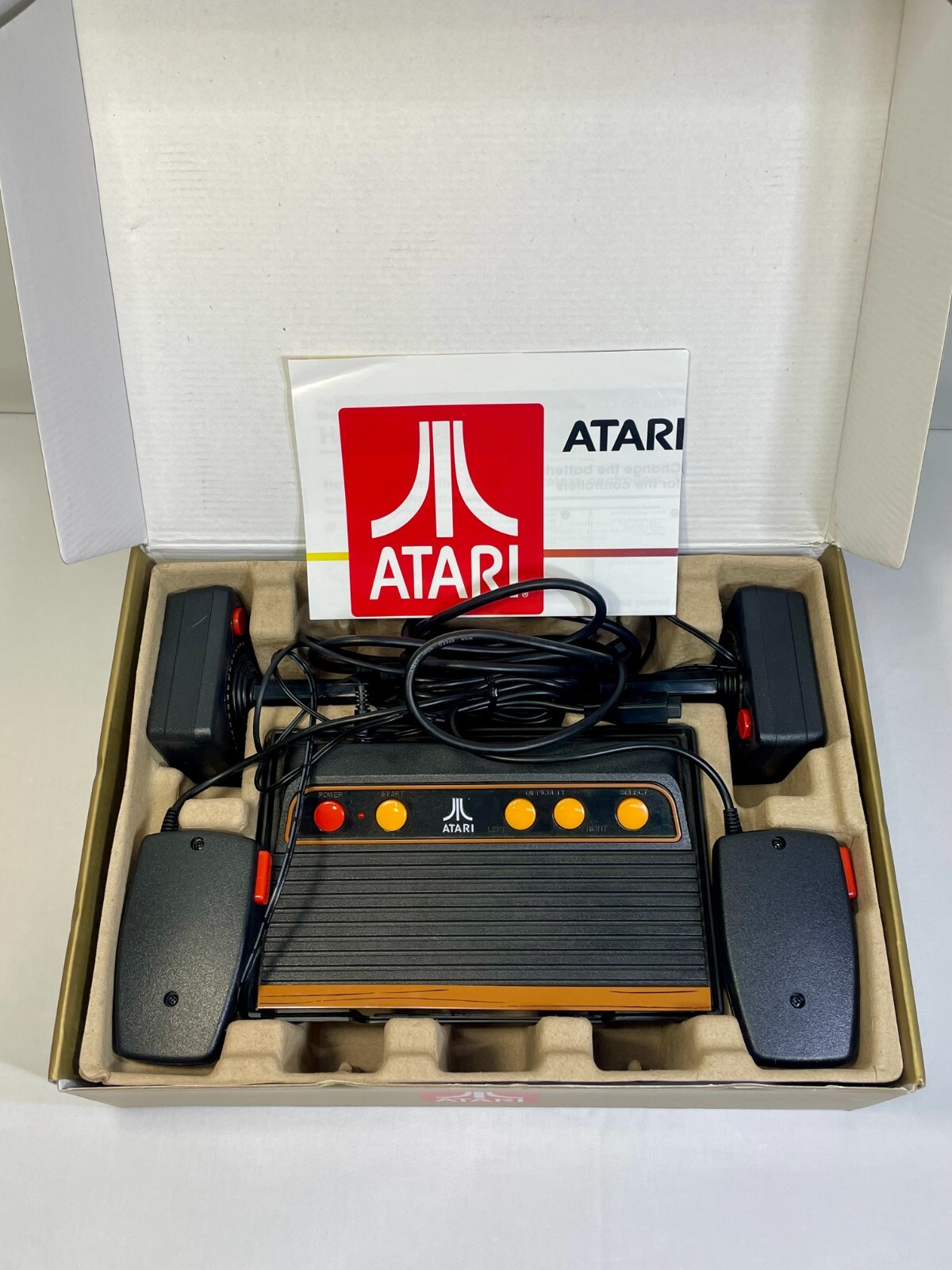Atari Flashback 8 Gold Deluxe HDMI Retro Console 120 Games 2 Controllers + More