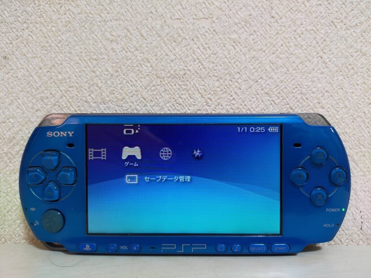 Sony Play Station Portable PSP-3000VB Carnival Colors Blue Good GP