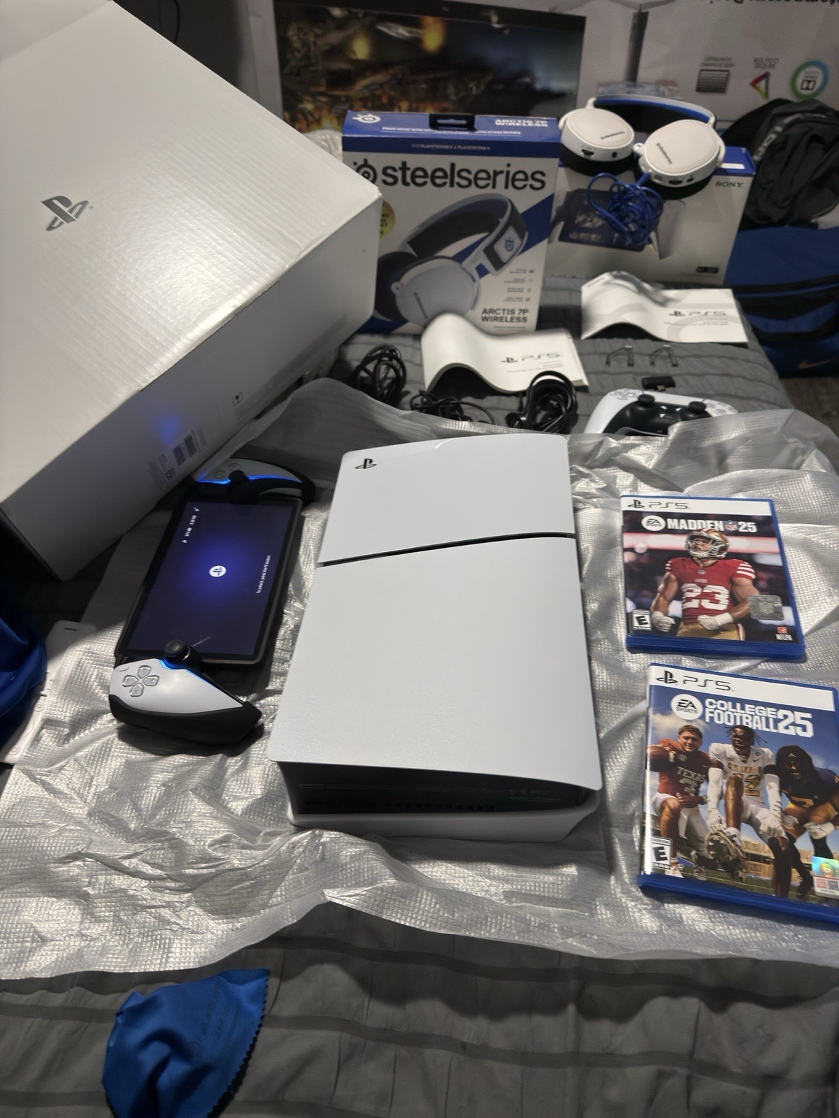 Ps5 Slim With Extras Comes With Everything You See In Photo